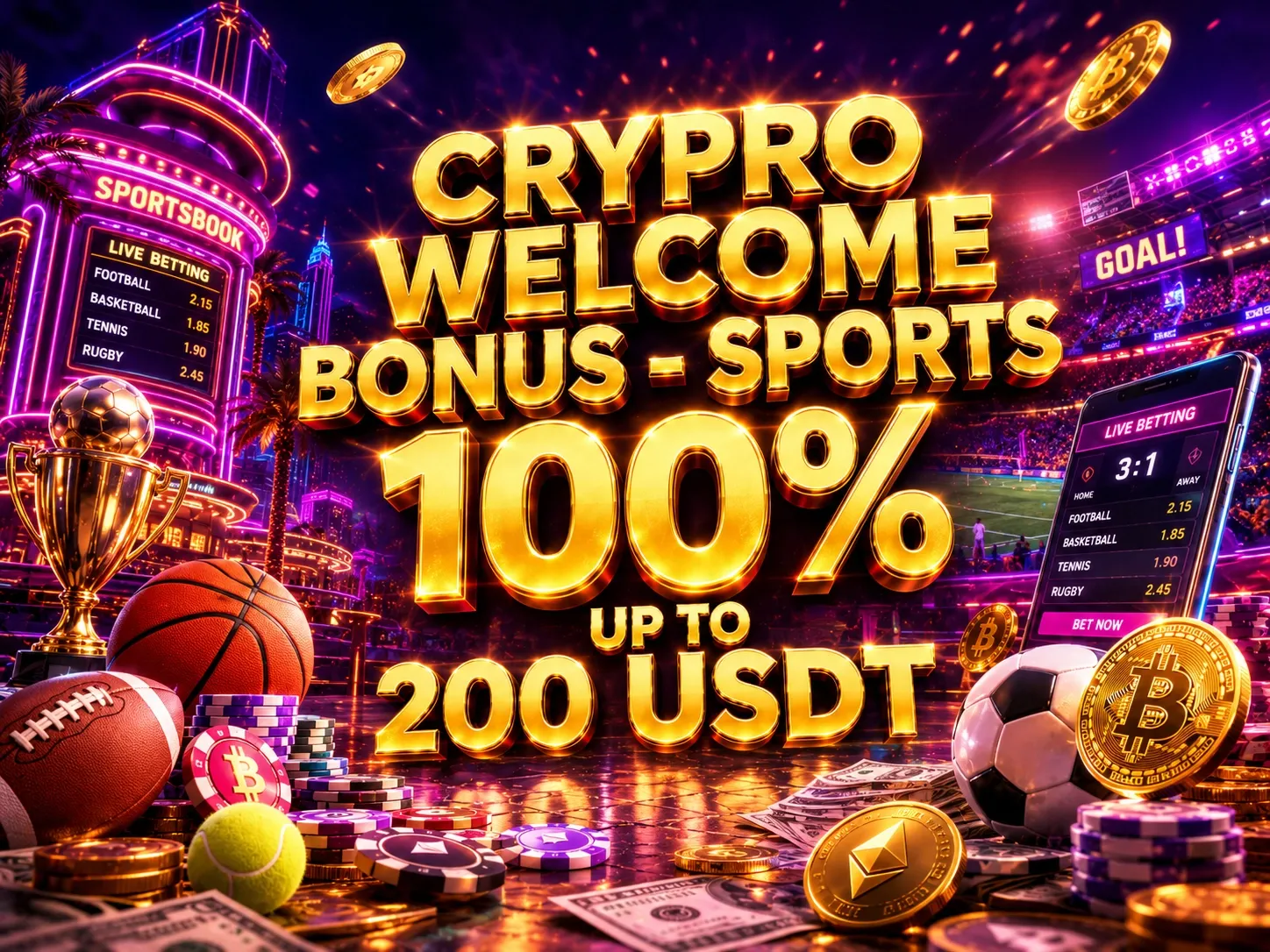 Crypto welcome sports